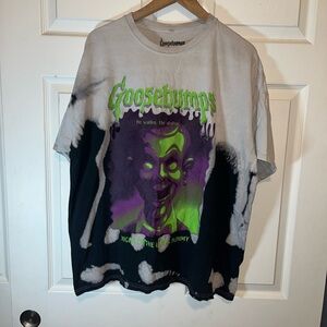 Goosebumps Black and White Short Sleeve Tee